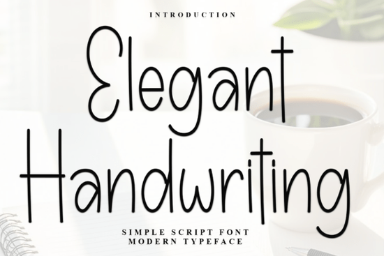 Elegant Handwriting Font